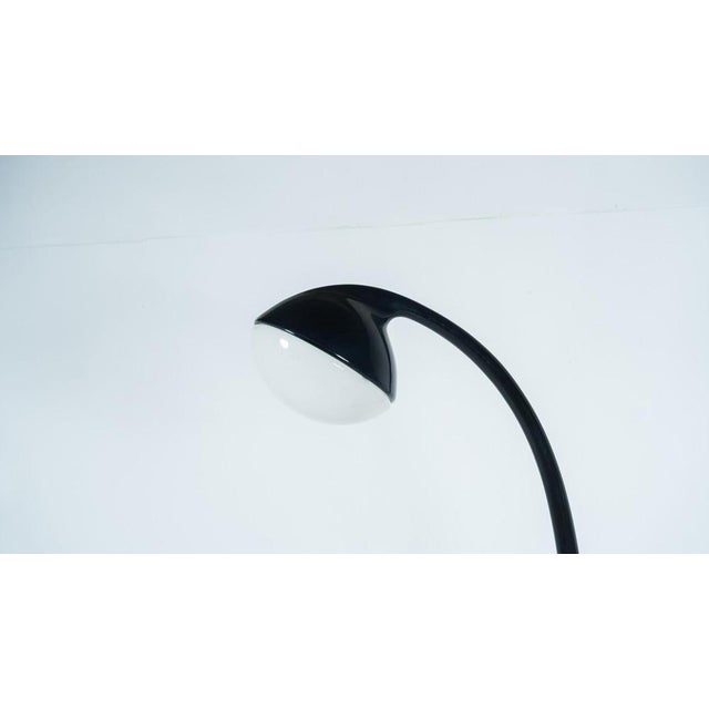 Black Lampione Floor Lamp attributed to Fabio Lenci for Guzzini, 1970s For Sale - Image 8 of 10