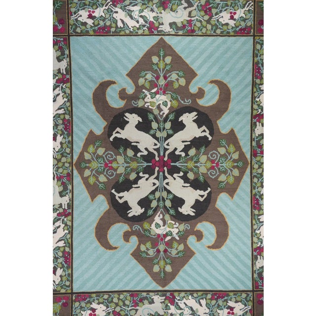 Traditional Contemporary Sumak Rug 8'0'' x 10'0'' For Sale - Image 3 of 12