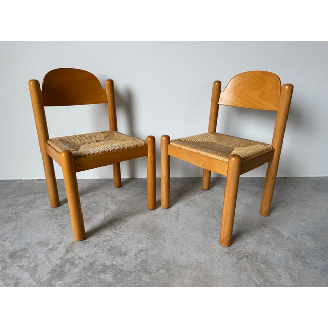Postmodern Pair of Italian Postmodern “Padova” Dining Chairs After Hank Lowenstein For Sale - Image 3 of 16