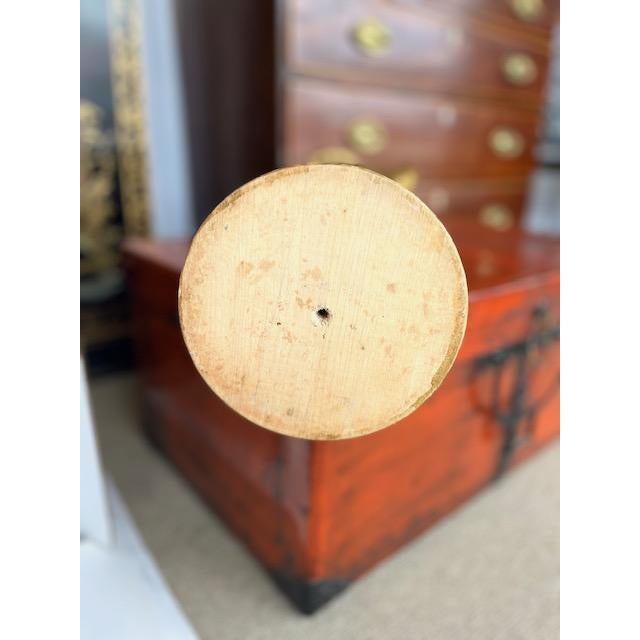 Gold Putti Wood Statue For Sale - Image 9 of 9