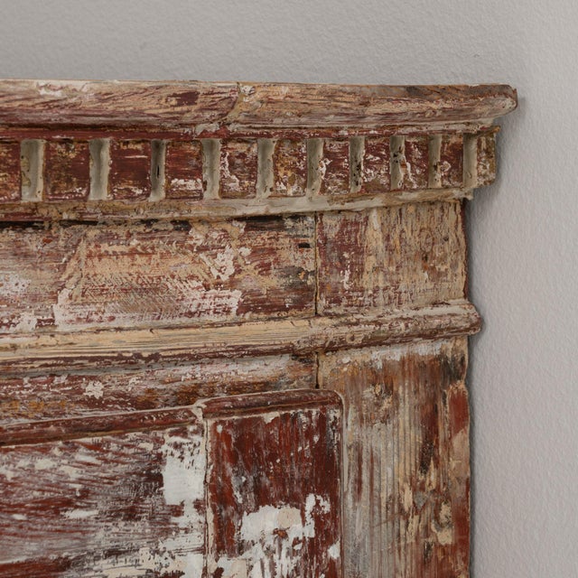 19th Century Sweden Traditional Burnt Orange Wood Storage Cabinets & Cupboards For Sale - Image 11 of 11