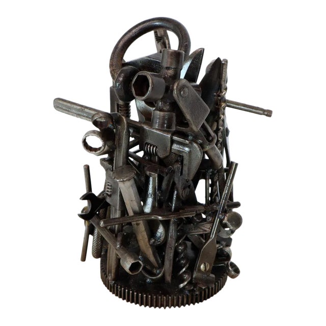 Modern Complex Tools Group Sculpture Welded Tools For Sale