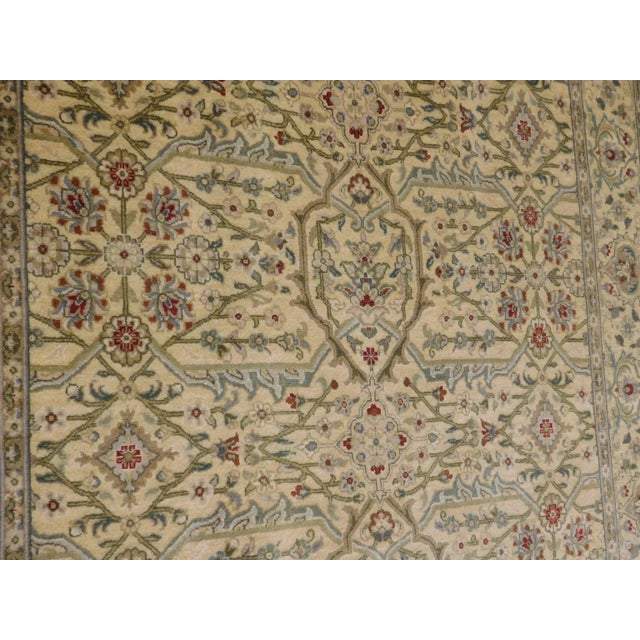 Beige Handknotted Persian Style Rug For Sale - Image 8 of 12