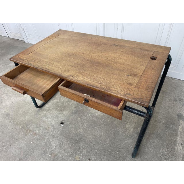 Wood Vintage Bauhaus Desk, 1920s For Sale - Image 7 of 10