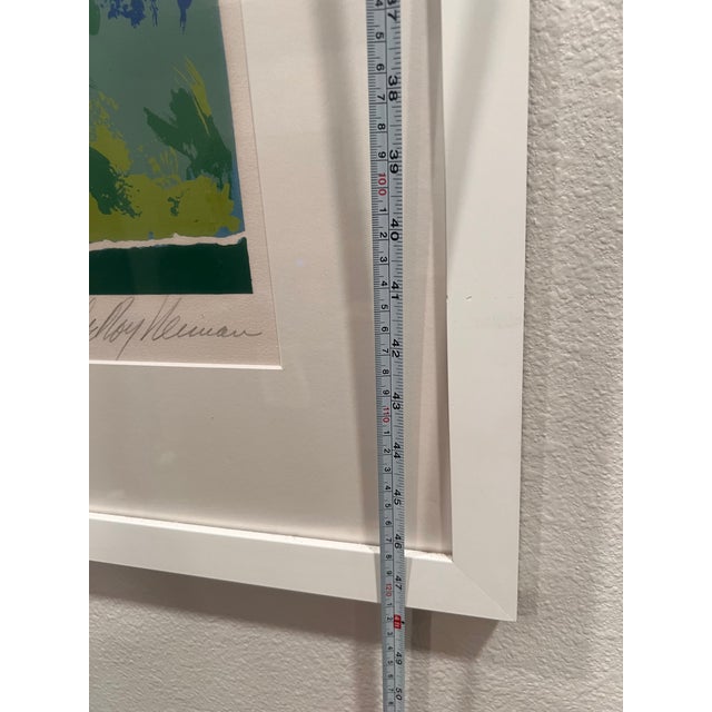 LeRoy Neiman "Sun Serve" 1976 Signed Serigraph 122/300 Tennis Art W/Coa For Sale In Denver - Image 6 of 12