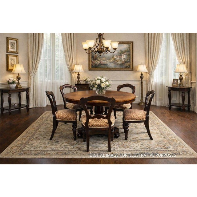 Late 19th Century Antique Victorian Mahogany Dining Chairs, 1890, Set of 4 For Sale - Image 5 of 11