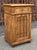 Rustic European 1910s Pine Nightstand With One Door and One Drawer For Sale - Image 3 of 15