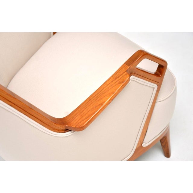 Vintage Swedish Elm Armchair, 1960s For Sale - Image 9 of 11