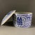Late 20th Century Wide-Mouthed Chinese Blue and White "Double Happiness" Lidded Jar / Biscuit Jar For Sale - Image 5 of 5