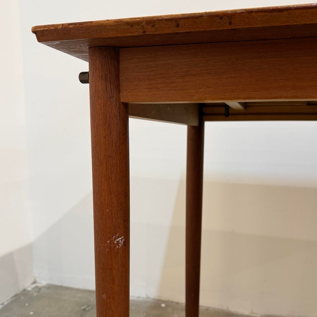 1960s Arne Vodder Teak Writing Desk With Sliding Drawers For Sale - Image 9 of 12