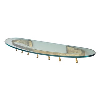 Model 2185 Wall Coat Rack by Max Ingrand for Fontana Arte, Italy, circa 1955 For Sale