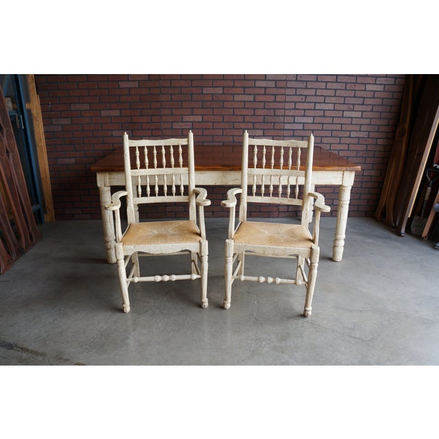 Rustic yet refined perfectly suited to any Country French, Farmhouse or Mountain Lodge dining room. Custom built dining...