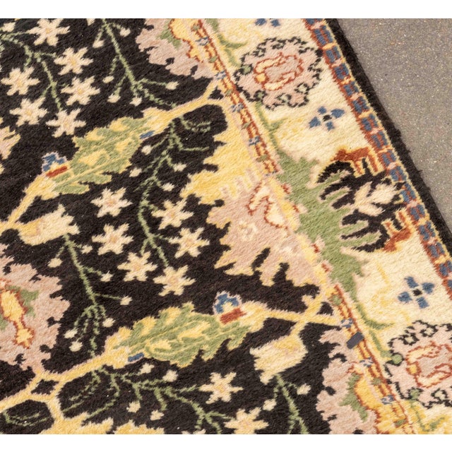 Peshawar Oushak Floral Motif Rug, 5' 10" X 4' For Sale In New York - Image 6 of 10