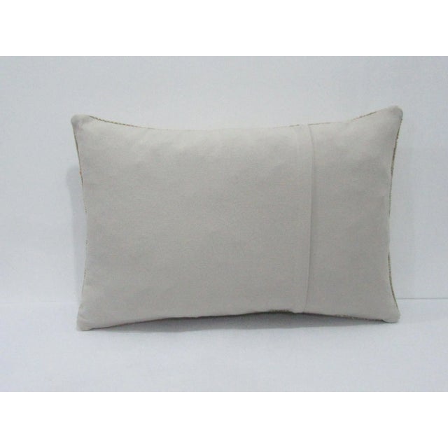 Shabby Chic Decorative Worn Pillow Cover For Sale - Image 3 of 4