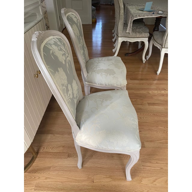 Pair of 1960s French Style Provincial Boudior/Side Chairs For Sale - Image 4 of 7