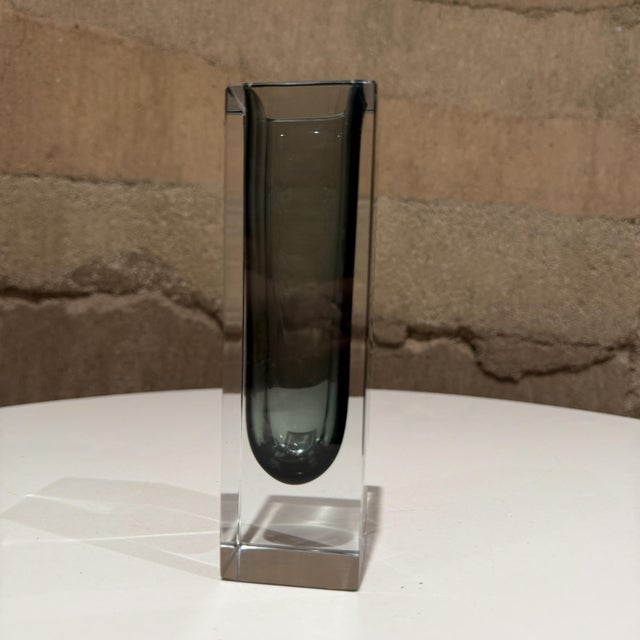 Vincenzo Nason & Cie Murano, Italy Mid-Century Modern Sommerso Art Glass Vase For Sale - Image 9 of 9