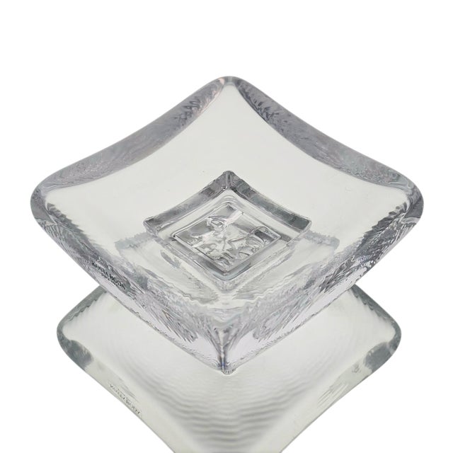 Kosta Boda Kosta Boda Bertil Vallien Days of the Week Friday Two Faces Dish 4.25" For Sale - Image 4 of 7