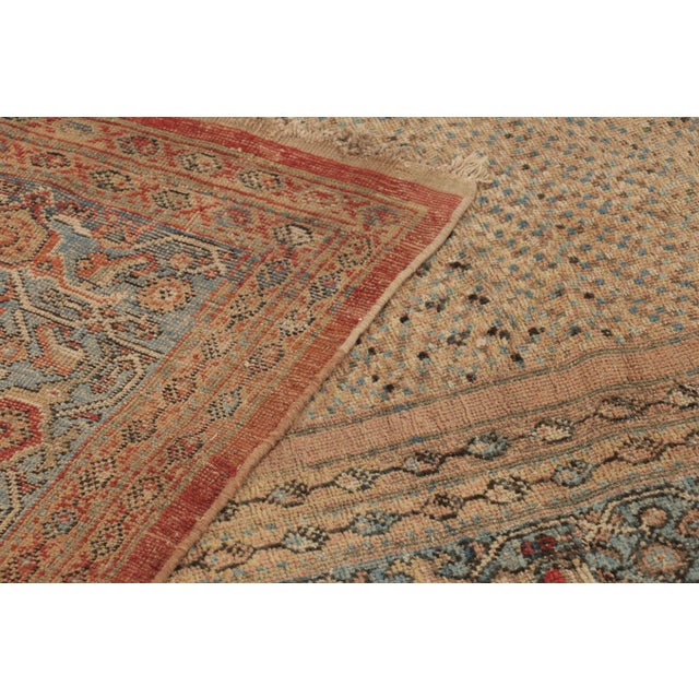 Antique Persian Ziegler Mahal Rug With Pointillism in Earth Tones - Rug & Kilim For Sale - Image 10 of 10