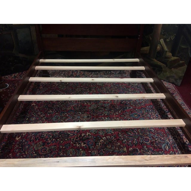 Wood Queen Size Poster Bed, Harden Furniture For Sale - Image 7 of 7