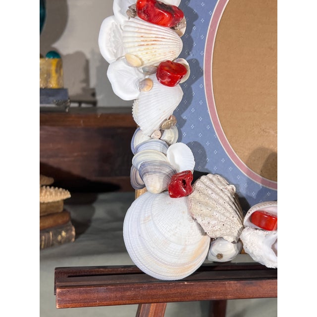 Baroque Vintage Italian Baroque Grotto Style Wall Hanging Picture Frame For Sale - Image 3 of 12