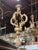 Gold 19th Century Italian Chandelier For Sale - Image 8 of 10