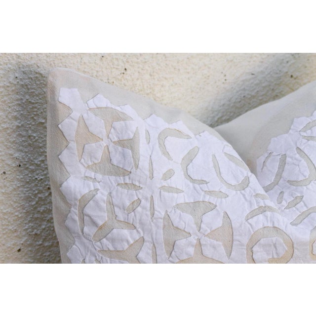 Sunflower Applique Pillow Cover For Sale - Image 4 of 8