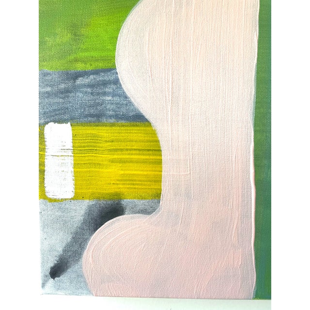 Abstract Matthew Izzo Abstract Painting “New City” (2023) - Acrylic Paint on Canvas 20” X 16” For Sale - Image 3 of 7