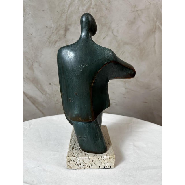 1980s Cristina Puell, Sculpture of Figure, 1980s, Bronze For Sale - Image 5 of 12