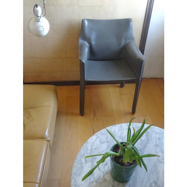 Mid-Century Modern CAB 413 Armchair by Mario Bellini for Cassina, 1977 For Sale - Image 3 of 14