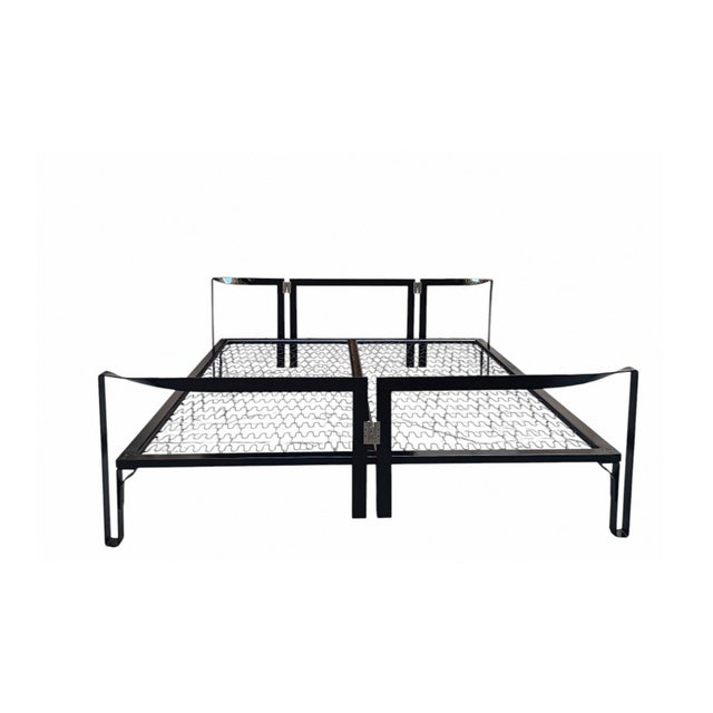 Black Vanessa Double Bed by Tobia Scarpa for Gavina, Italy, 1970s For Sale - Image 6 of 6