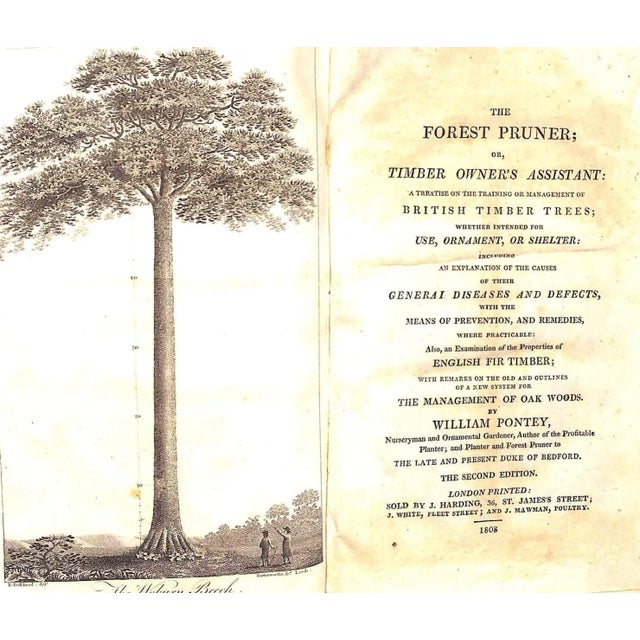 Early 19th Century "The Forest Pruner: Or, Timber Owner's Assistant" 1808 Pontey, William For Sale - Image 5 of 8