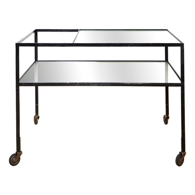 Bar Cart by Herbert Hirche for Christian Holzäpfel, 1956 For Sale