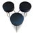 Postmodern Set of Three 1980s Postmodern "Alice" Bar Stools by Claudio Nardi for Zeus, Italy For Sale - Image 3 of 11