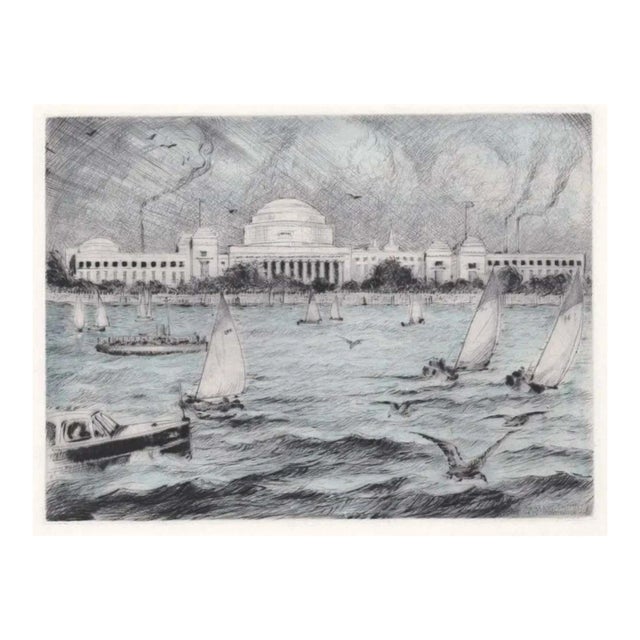 Harry Smith Massachusetts Institute of Technology Color Etching For Sale