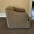 Kravet Tan Upholstered Swivel Chair For Sale - Image 4 of 8