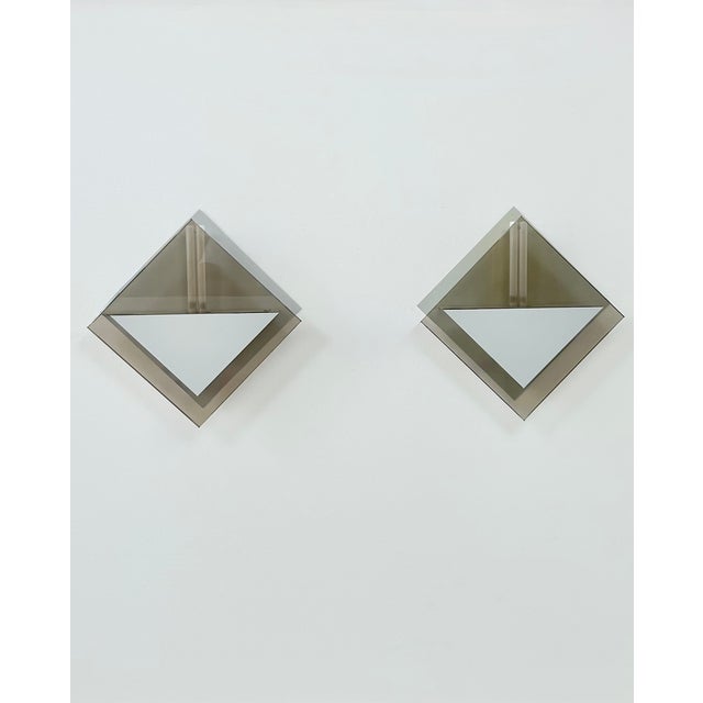 Vintage Model 20623 Wall Lights from Verre Lumière Studio, France, 1980, Set of 2 For Sale - Image 3 of 8