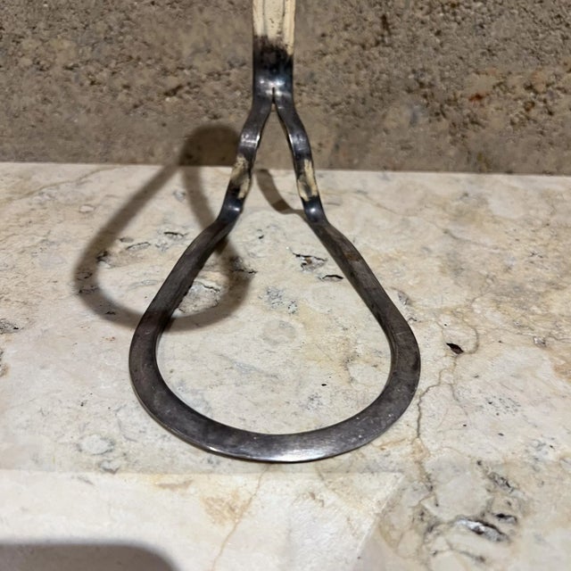 Eisenberg Lozano Sculptural Silver Plated Wine Holder by Eisenberg Lozano, 1960s Mid Century For Sale - Image 4 of 11