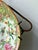 Metal Antique Chinese Famille Rose Porcelain Bowl in Wrought Iron Wall Mount For Sale - Image 7 of 9