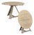 18th-Century-Rustic-Dutch-Stripped-Oak-Round-Tilt-Top-Center-Table For Sale