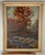 Early 20th Century Walter Clark Autumn Pastoral Scene Framed Impressionist Oil Painting For Sale - Image 14 of 15