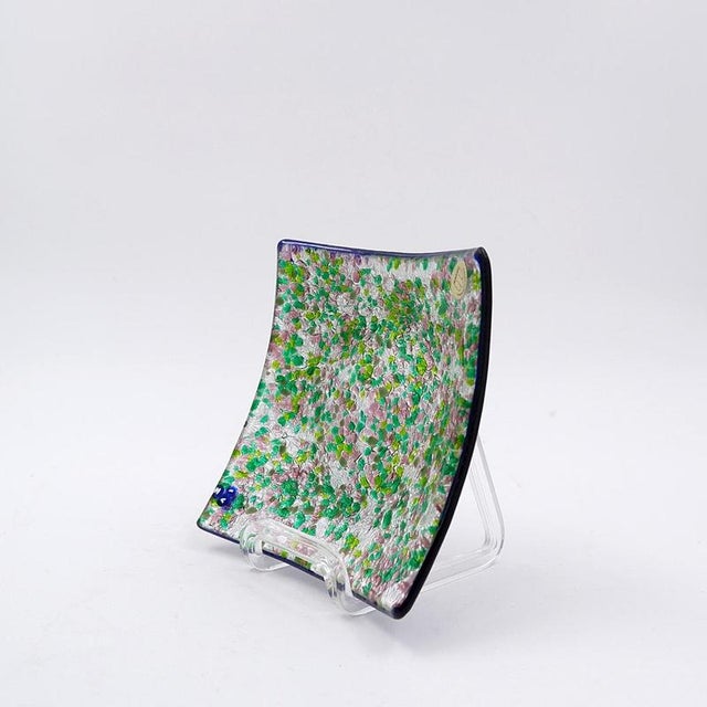 Vintage Square Pocket Emptier in Murano Glass from Tre Archi For Sale - Image 10 of 10
