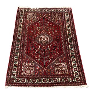 3ft 7in × 5ft 4in Persian Area Rug From Iran, Vintage For Sale