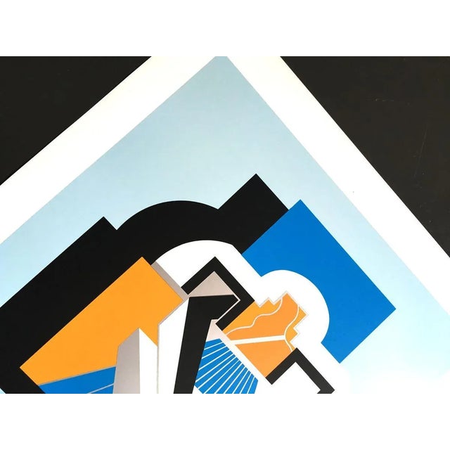 Ursula Stock, 1973 Space advance II, Serigraph in 7 colors Hand Signed and numbered Edition 150 On carton 60x60cm This...