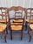 Brown Antique French Dining Chairs For Sale - Image 8 of 11