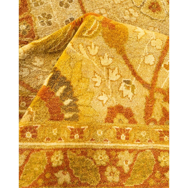 Textile Mogul, One-of-a-Kind Hand-Knotted Area Rug in Ivory, 8' 3" x 10' 1" For Sale - Image 7 of 8