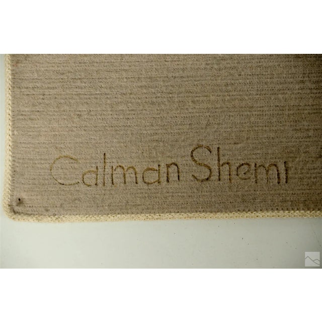 Large 1990s Calman Shemi Tropical Gardens Tapestry - 65 X 67 In For Sale - Image 4 of 7