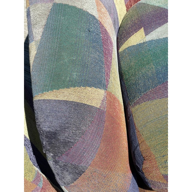 Violet Pair of Mid-Century Swivel Chairs in the Style of Milo Baughman for Directional For Sale - Image 8 of 12