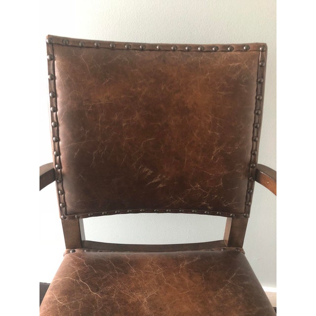 Pottery Barn Manchester Swivel Desk Chair Chairish