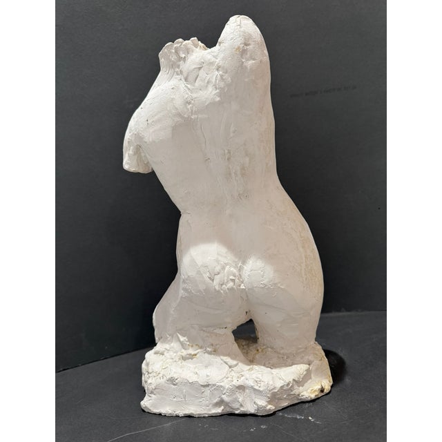 1960s Larry Mohr Signed Figurative Sculpture – Plaster Modern Abstract Nude For Sale In Atlanta - Image 6 of 11