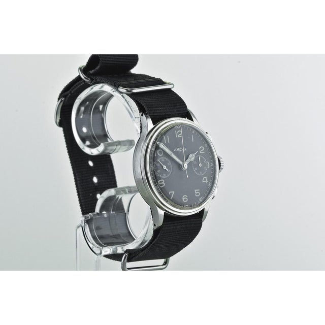 Swiss Stainless Steel Chronograph from Lemania, 1940 For Sale - Image 16 of 18